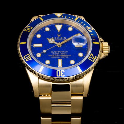 rolex submariner blu bracciale oro come venderlo|Rolex Submariner Date 126613LB .